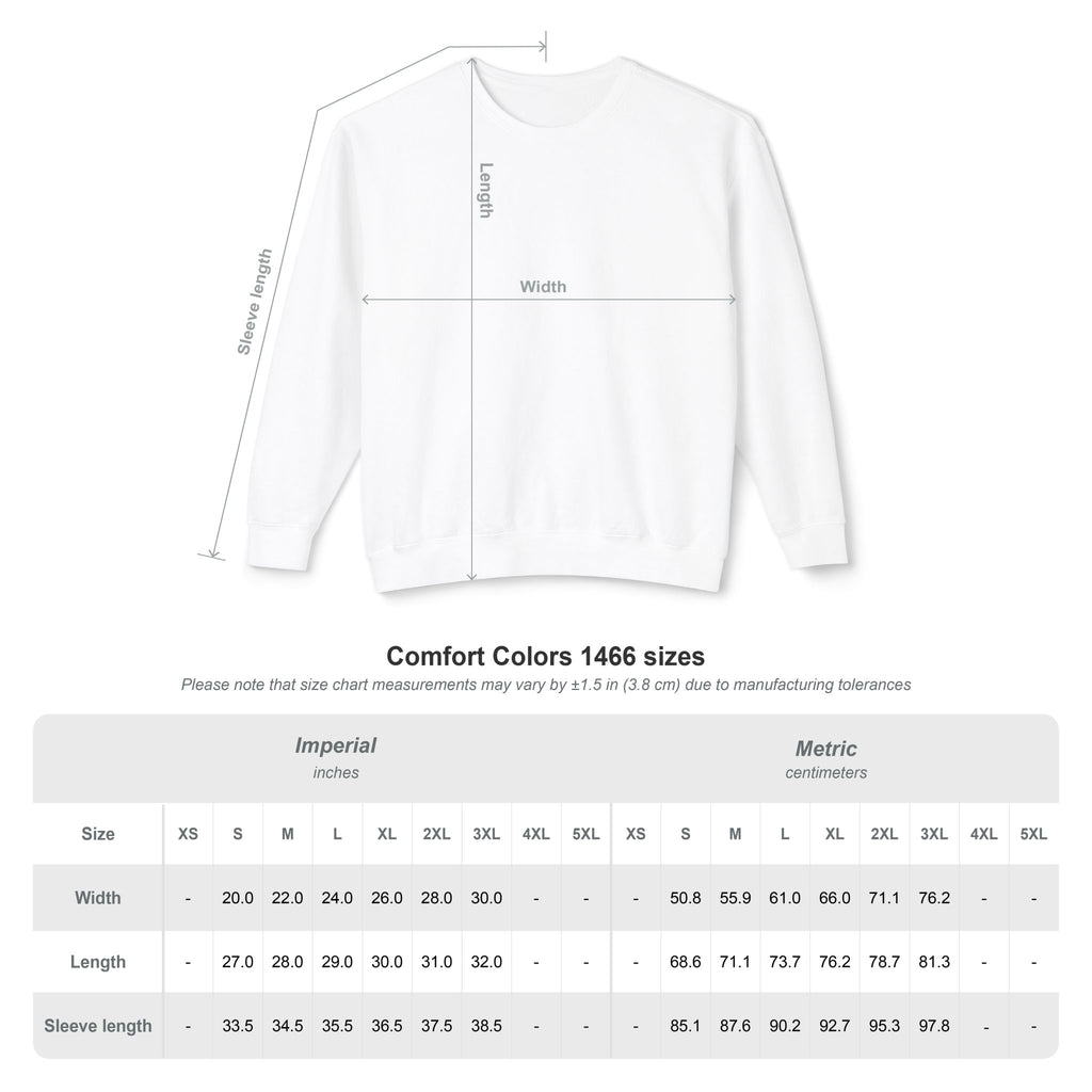 Salty Boo Bees ghost bee Comfort Colors crewneck sweatshirt, alternate view